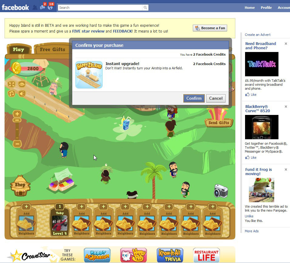 upgrading the airfield