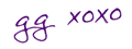 gg xoxo