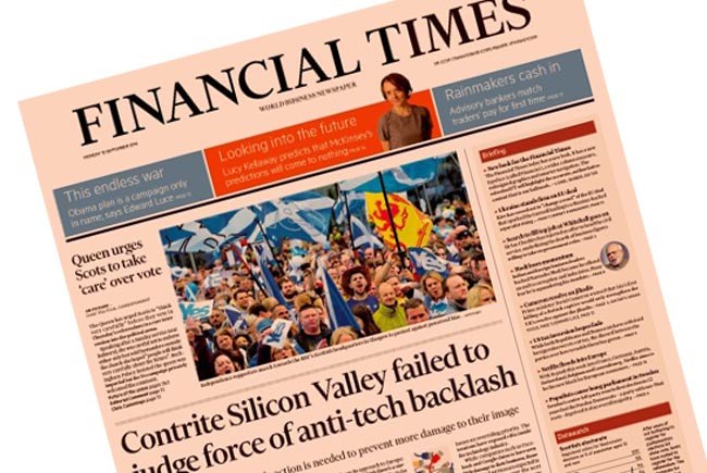 Financial Times unveils new design – The Media Leader