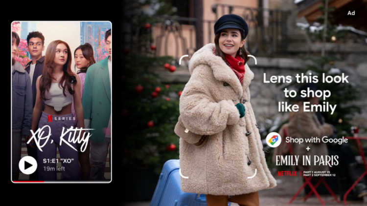 Netflix and Google team up for shoppable ‘Emily in Paris’ experience