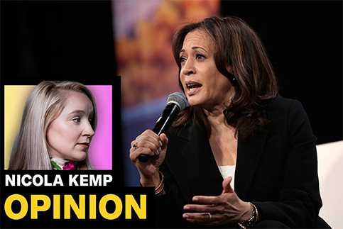 Kamala Harris was running a different race