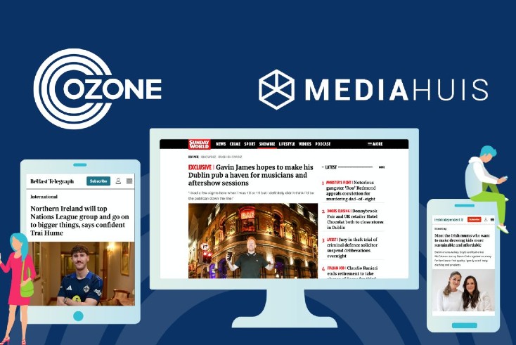 Ozone expands into Ireland with Mediahuis partnership