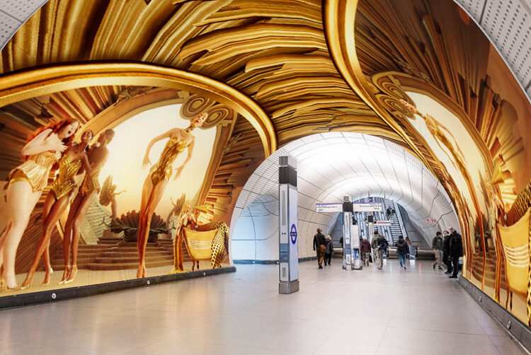Global to roll out immersive tunnel wrap on Elizabeth Line