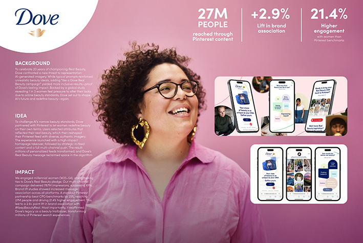 Dove takes Media Lion Grand Prix for ‘Refined for the AI Era’