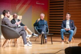 ITV and Sky on stage at the future of media London