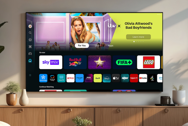 Samsung hails impact of its latest smart TV home screen ad unit