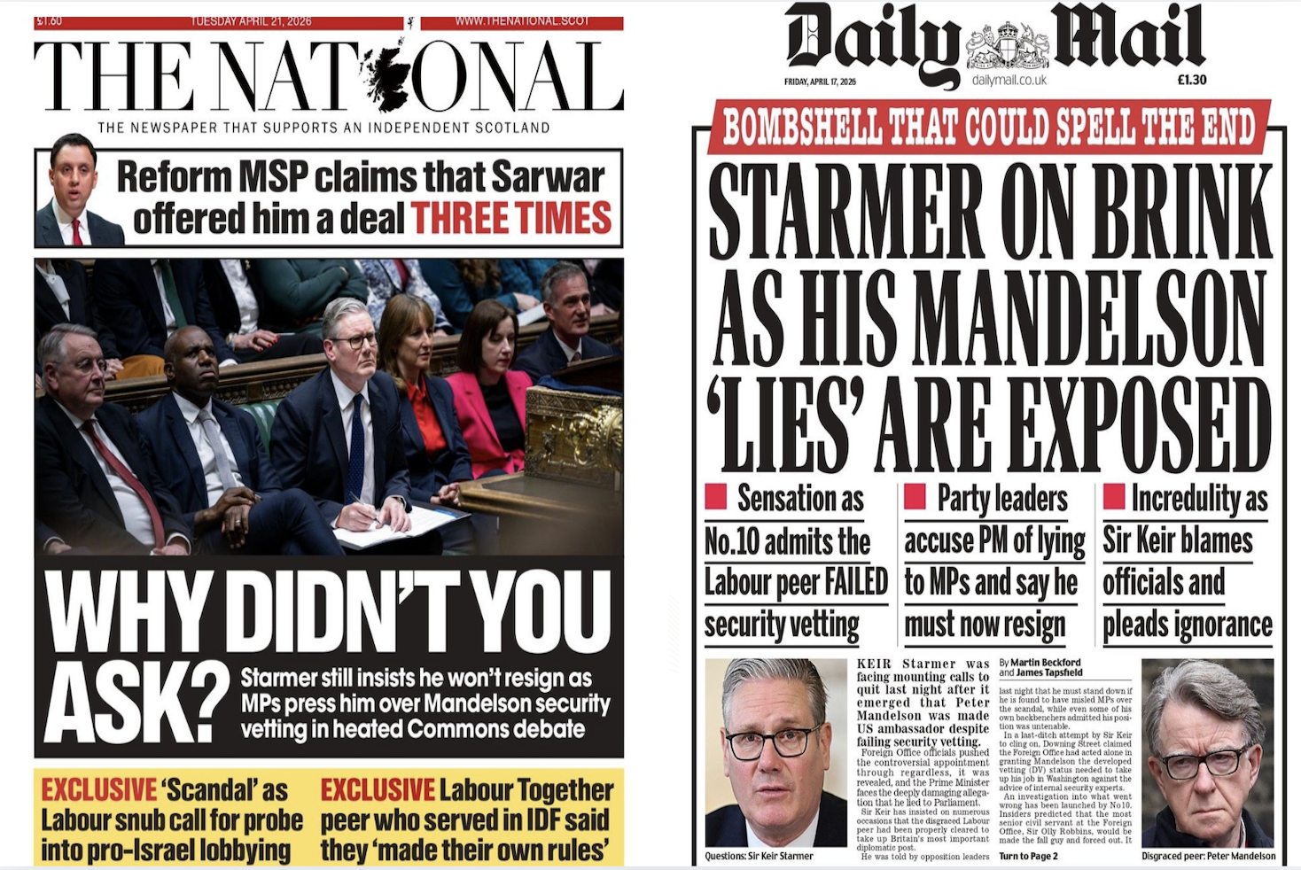 On the ropes. Will the media take down another Prime Minister?