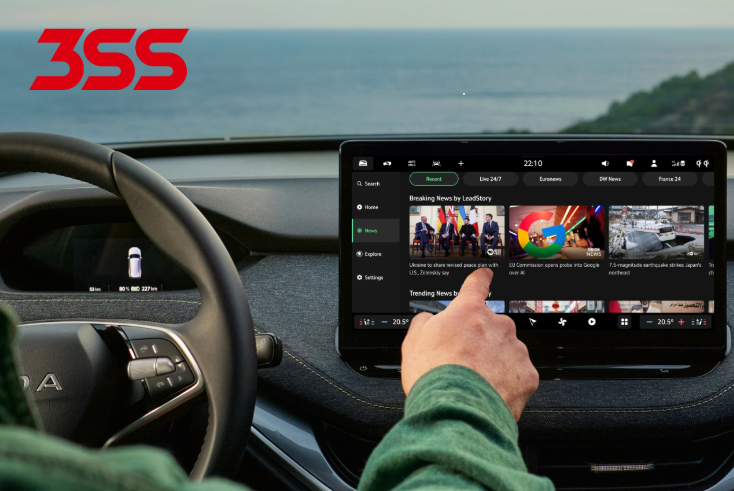 User data convinces 3SS that in-car TV screens can displace phones for streaming