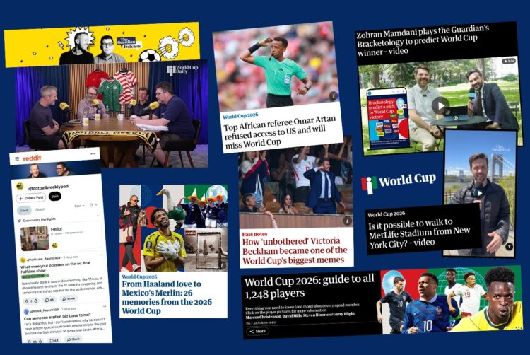 Open goals: how The Guardian brought the World Cup to life