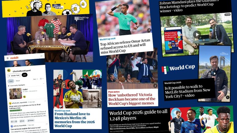 Open goals: how The Guardian brought the World Cup to life