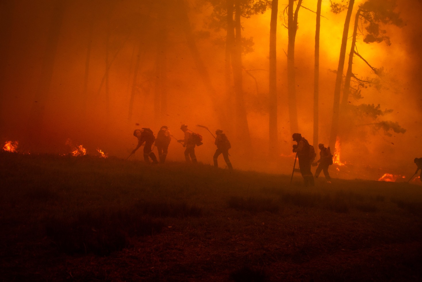 Two-thirds of UK news articles about wildfires this summer haven't mentioned climate change