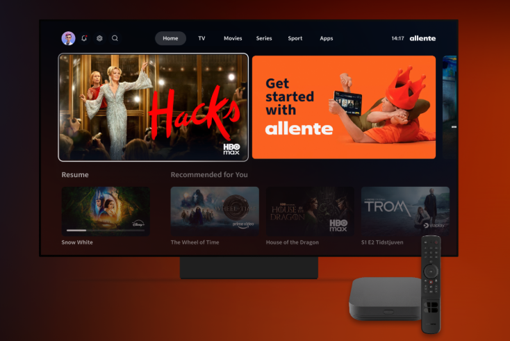 UX modes mean Allente can serve linear-first and VOD-first viewers without compromises