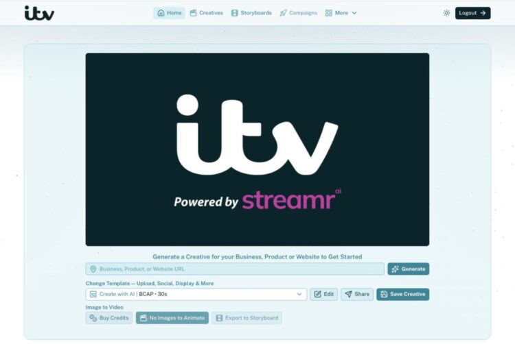 ITV’s generative AI ads feature attracts 16 new-to-TV advertisers in debut year